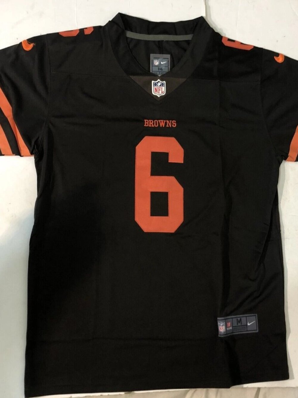 NIKE Cleveland Browns Baker Mayfield #7 NFL Players Jersey-Stitched Size S